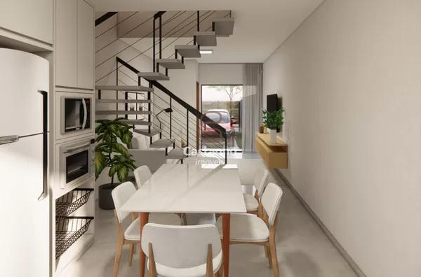 Casa geminada para venda, 2 quarto(s),  Santa Catarina, Joinville - Foto 5