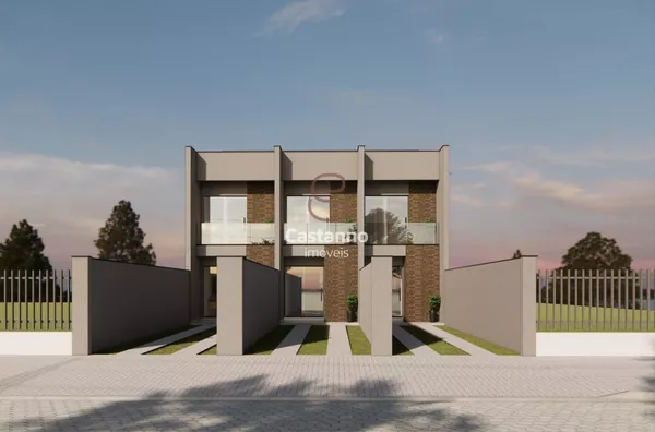 Casa geminada para venda, 2 quarto(s),  Santa Catarina, Joinville - Foto 1