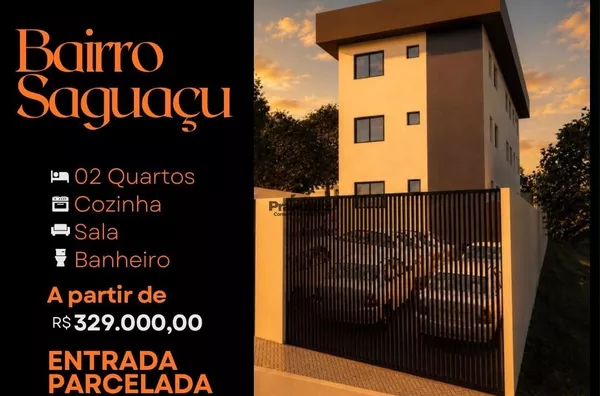 Apartamento para venda, 2 quarto(s),  Saguacu, Joinville