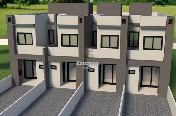 Casa geminada para venda, 3 quarto(s),  Guanabara, Joinville - Foto 3