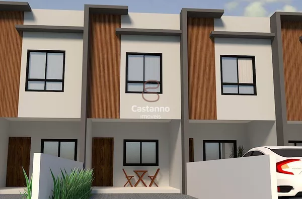 Casa geminada para venda, 3 quarto(s),  Guanabara, Joinville - Foto 2