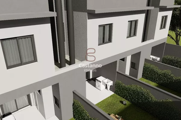 Casa geminada para venda, 2 quarto(s),  Floresta, Joinville - Foto 3