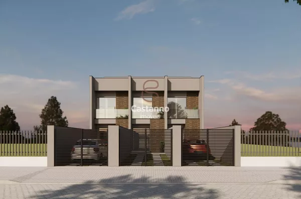 Casa geminada para venda, 2 quarto(s),  Santa Catarina, Joinville - Foto 3