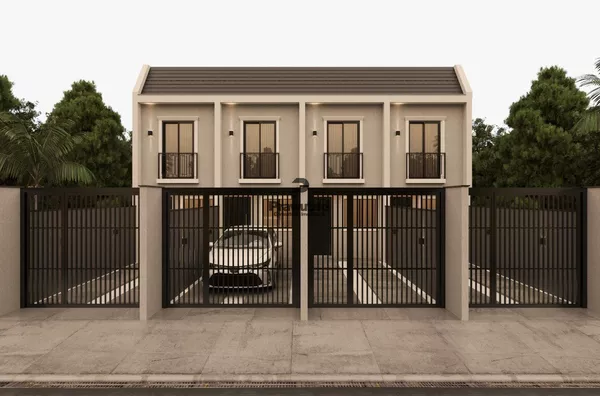 Casa Geminada, 2 quartos,  Jardim Iririú, Joinville