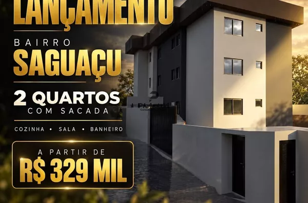 Apartamento para venda, 2 quarto(s),  Saguacu, Joinville