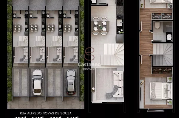 Casa Geminada, 2 quartos,  Jardim Iririú, Joinville - Foto 3