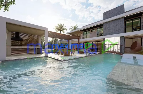 Espetacular casa de 4 suítes impressionante de tantos detalhes - Foto 1