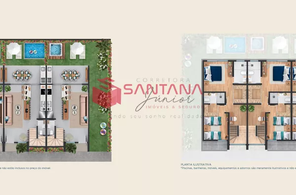 Casa com 2 suítes à venda em Buraquinho