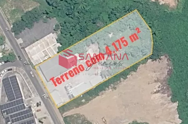 Terreno com Galpão à Venda em Buraquinho, Lauro de Freitas, 4.175 m² de Área Total