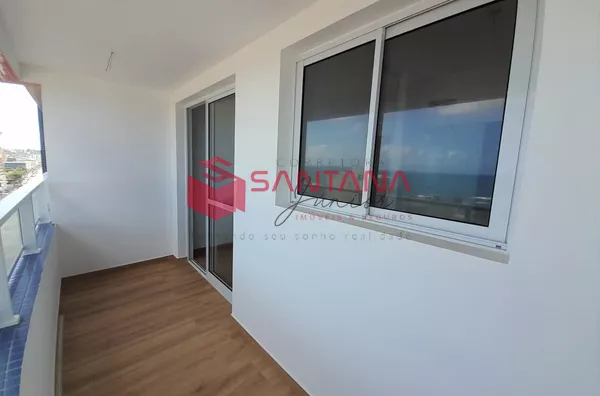 Loft com varanda vista mar na Pituba