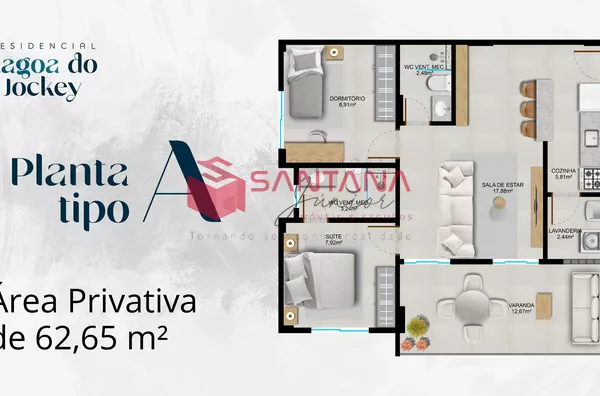 Lançamento no Centro de Lauro de Freitas – Apartamentos 2/4 com Suíte
