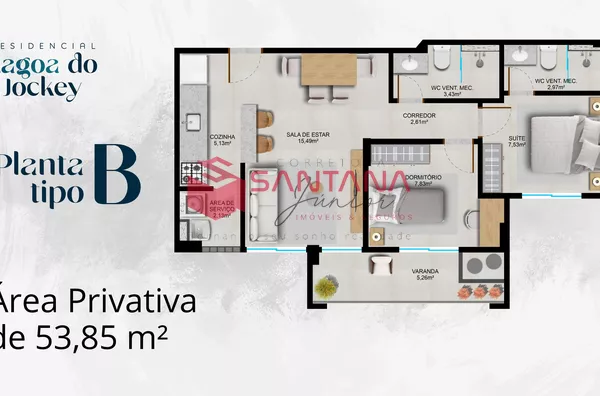 Lançamento no Centro de Lauro de Freitas – Apartamentos 2/4 com Suíte