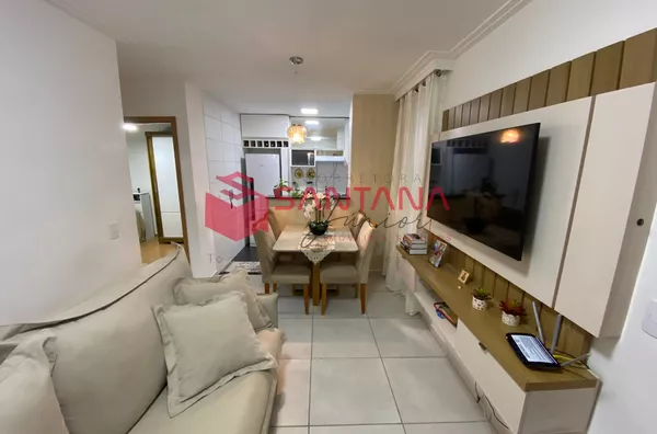 Apartamento nascente em Catu de Abrantes, 2 quartos