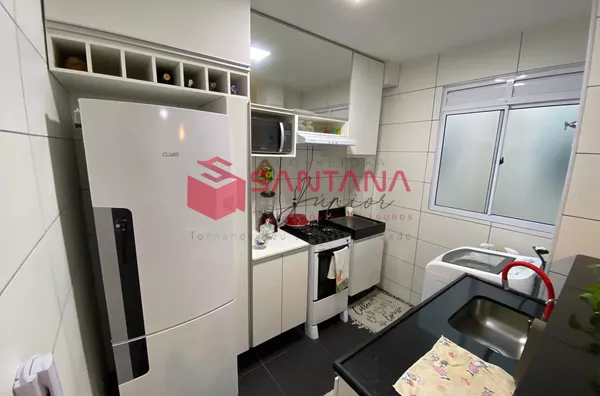 Apartamento nascente em Catu de Abrantes, 2 quartos