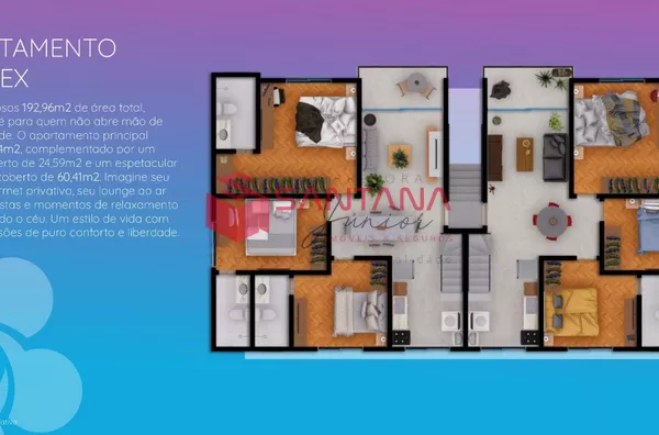 Apartamento 4 Suítes com Terraço em Buraquinho à Venda