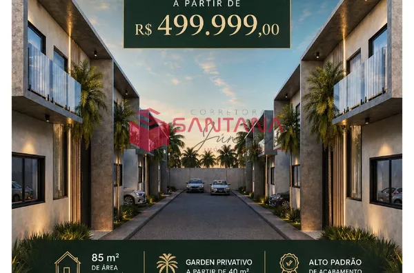 Casa em Condomínio à Venda em Abrantes, 3 Suítes, Residencial das Palmeiras, A partir de R$ 499.999