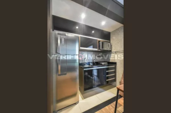 APARTAMENTO no 15º andar mobiliado com 1 dormitório e 1 garagem