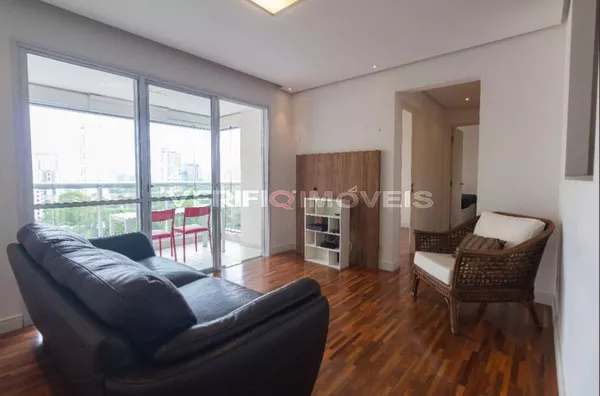 APARTAMENTO no 12º andar mobiliado com 2 dormitórios e 2 garagens