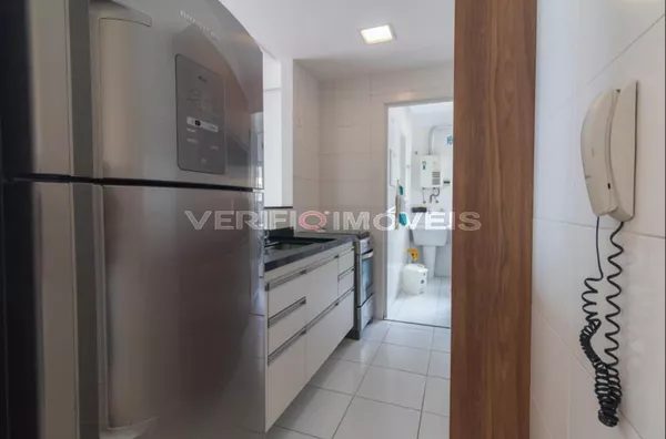 APARTAMENTO no 12º andar mobiliado com 2 dormitórios e 2 garagens