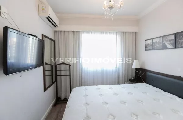 STUDIO no 9º andar mobiliado com 1 dormitório e 1 garagem
