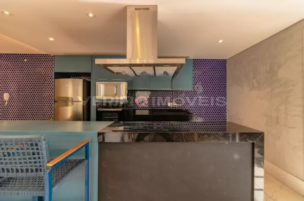 APARTAMENTO no 7º andar mobiliado com 1 dormitório