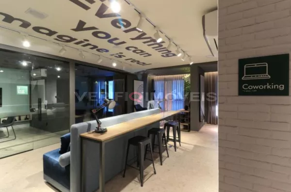STUDIO no 11º andar mobiliado com 1 dormitório