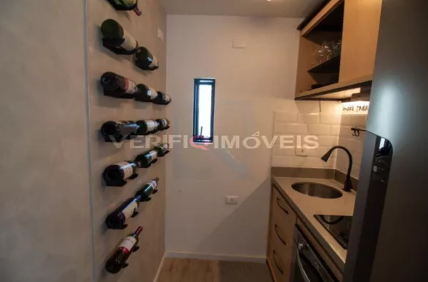 STUDIO no 13º andar mobiliado com 1 dormitório e 1 garagem