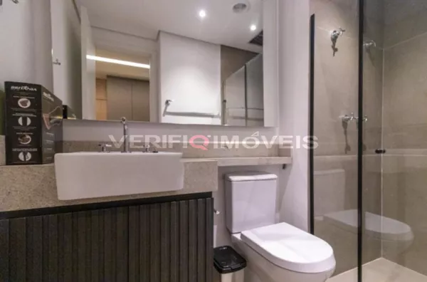 STUDIO no 7º andar mobiliado com 1 dormitório