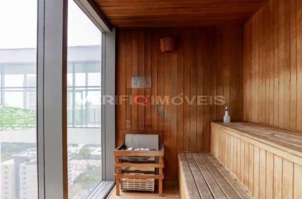 STUDIO no 17º andar mobiliado com 0 dormitório e 1 garagem