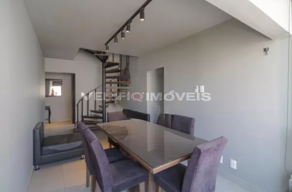 APARTAMENTO no 12º andar mobiliado com 2 dormitórios e 1 garagem
