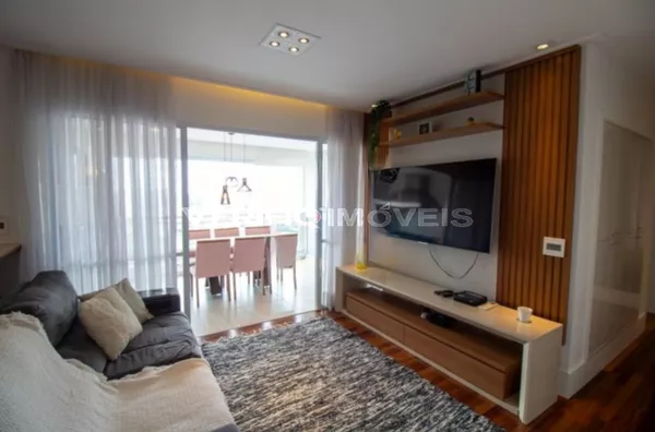 APARTAMENTO no 32º andar mobiliado com 2 dormitórios e 2 garagens