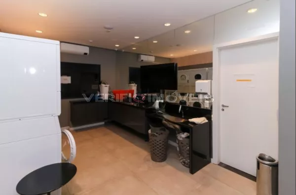STUDIO no 12º andar mobiliado com 1 dormitório
