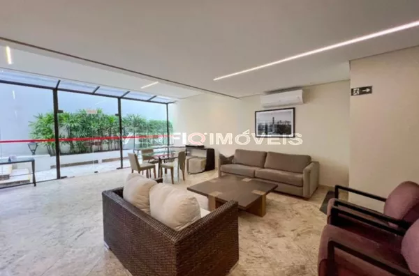 APARTAMENTO no 17º andar mobiliado com 1 dormitório e 1 garagem