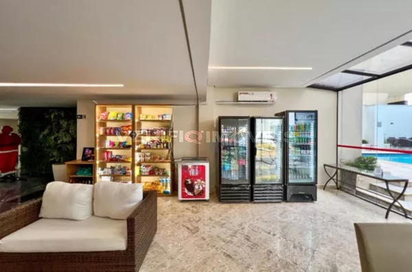 APARTAMENTO no 17º andar mobiliado com 1 dormitório e 1 garagem