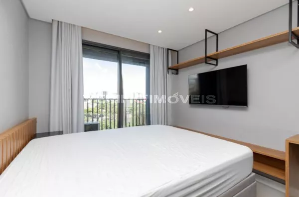 STUDIO no 9º andar mobiliado com 1 dormitório