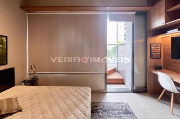 APARTAMENTO no 3º andar mobiliado com 1 dormitório e 1 garagem