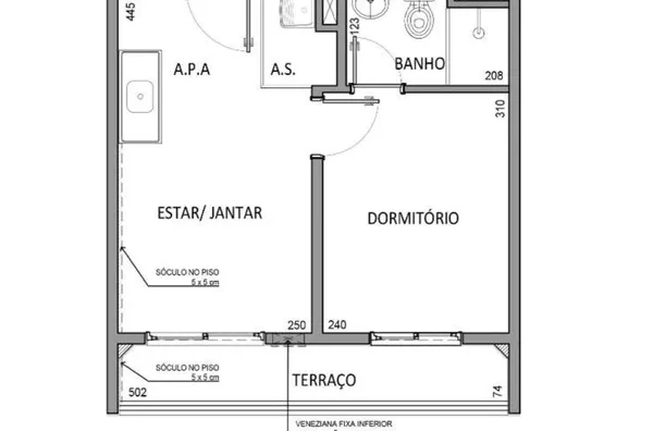 Apartamento semi mobiliado com 1 dormitório à venda, 29 m² por R$  - Parque Vitória - São Paulo/SP - Foto 2