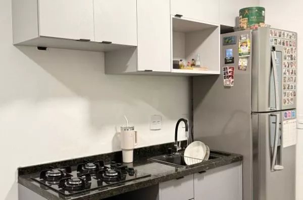 Apartamento semi mobiliado com 1 dormitório à venda, 29 m² por R$  - Parque Vitória - São Paulo/SP - Foto 1
