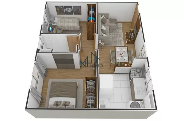 Apartamento 02 quartos na planta - Gran Florence - Ap. de Goiânia - GO - Foto 6