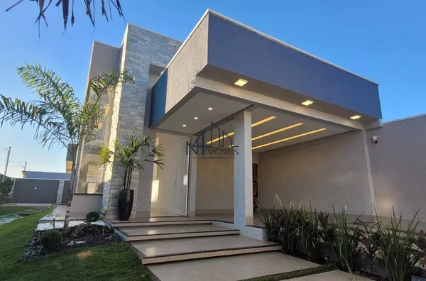 Casa 3 Quatos - Residencial Solar Central Park - Aparecida de Goiânia - GO - Foto 2