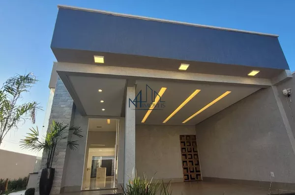 Casa 3 Quatos - Residencial Solar Central Park - Aparecida de Goiânia - GO - Foto 3