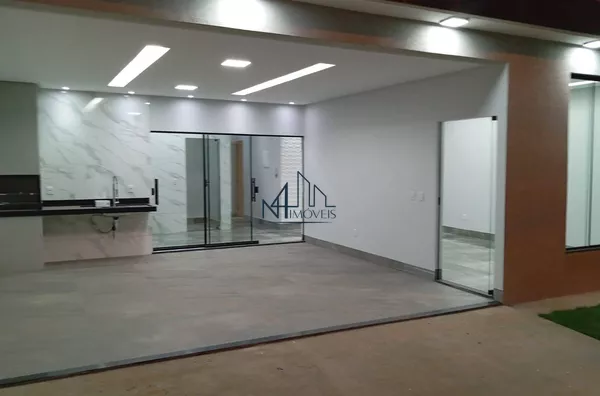Casa com 03 quartos - Jardim Belo Horizonte - Aparecida de Goiânia  GO - Foto 3