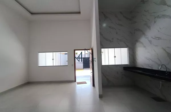 casa 3 quartos - Rosa dos ventos - Aparecida de Goiânia - GO - Foto 4
