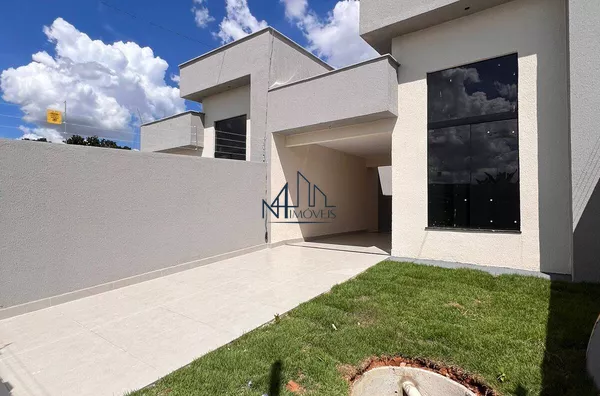 Casa 3 quartos -Vila Oliveira - Aparecida de Goiânia - GO - Foto 1