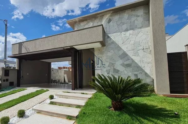 Casa 3 suites - Jardins Bolonha - Senador Canedo - GO - Foto 1