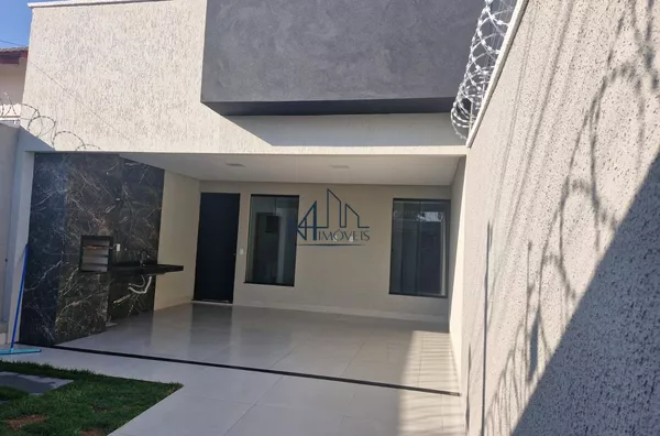 Casa 3 Quartos - Res. Solar Central Park - Aparecida de Goiânia - GO - Foto 1
