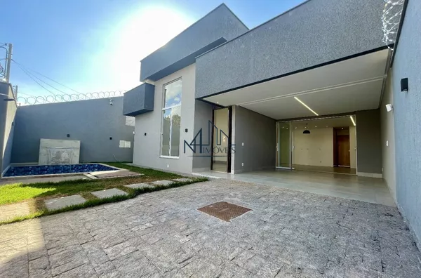 Casa 03 quartos - Chácara São Pedro - Aparecida de Goiânia - GO - Foto 2