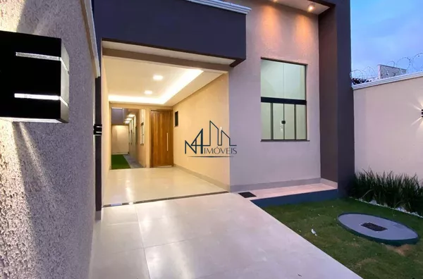 Casa 3 Quatos - Residencial Andrade Reis  - Aparecida de Goiânia - GO - Foto 1