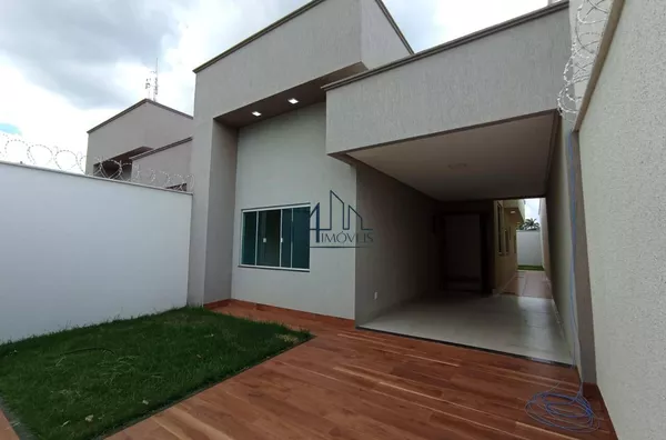 Casa 3 Quartos - Jardim Luz - Aparecida de Goiânia - GO - Foto 1