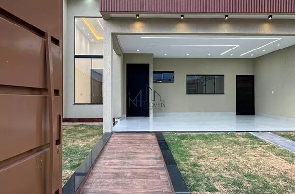 Casa 3 Suítes - Veiga Jardim - Aparecida de Goiânia - GO - Foto 2